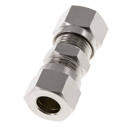 10L Nickel plated Brass Straight Cutting Fitting 115 bar ISO 8434-1