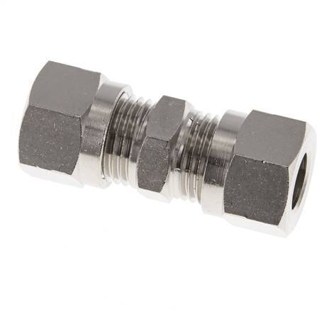 10L Nickel plated Brass Straight Cutting Fitting 115 bar ISO 8434-1