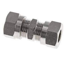 12L Nickel plated Brass Straight Cutting Fitting 75 bar ISO 8434-1