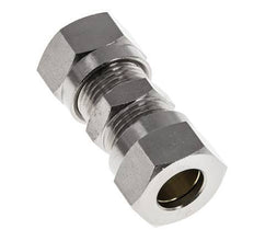12L Nickel plated Brass Straight Cutting Fitting 75 bar ISO 8434-1