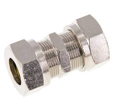 18L Nickel plated Brass Straight Cutting Fitting 65 bar ISO 8434-1