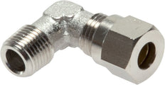 8LL & R3/8'' Nickel plated Brass Elbow Cutting Fitting with Male Threads 100 bar ISO 8434-1 [2 Pieces]