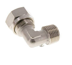 15L & R1/2'' Nickel plated Brass Elbow Cutting Fitting with Male Threads 70 bar ISO 8434-1