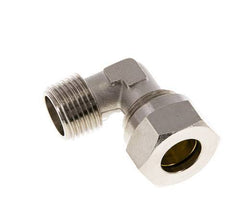15L & R1/2'' Nickel plated Brass Elbow Cutting Fitting with Male Threads 70 bar ISO 8434-1