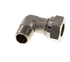 18L & R1/2'' Nickel plated Brass Elbow Cutting Fitting with Male Threads 65 bar ISO 8434-1