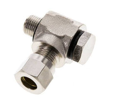 8LL & G1/8'' Nickel plated Brass Swivel Joint Cutting Fitting with Male Threads 100 bar Rotatable ISO 8434-1