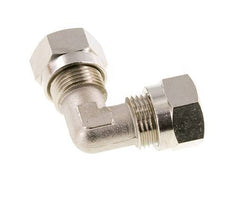 12L Nickel plated Brass Elbow Cutting Fitting 75 bar ISO 8434-1