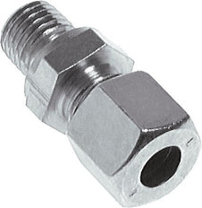 10L & M22x1.5 Zink plated Steel Straight Cutting Fitting with Male Threads 315 bar NBR ISO 8434-1
