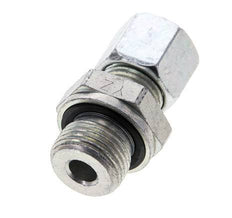 10L & M18x1.5 Zink plated Steel Straight Cutting Fitting with Male Threads 315 bar NBR ISO 8434-1
