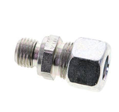 12L & M14x1.5 Zink plated Steel Straight Cutting Fitting with Male Threads 315 bar NBR ISO 8434-1