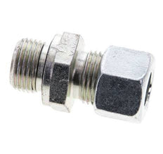 12L & M18x1.5 Zink plated Steel Straight Cutting Fitting with Male Threads 315 bar NBR ISO 8434-1