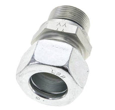 22L & M26x1.5 Zink plated Steel Straight Cutting Fitting with Male Threads 160 bar NBR ISO 8434-1