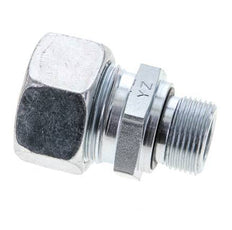 22L & M22x1.5 Zink plated Steel Straight Cutting Fitting with Male Threads 160 bar NBR ISO 8434-1