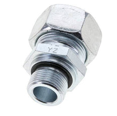 22L & M22x1.5 Zink plated Steel Straight Cutting Fitting with Male Threads 160 bar NBR ISO 8434-1