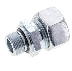 22L & M22x1.5 Zink plated Steel Straight Cutting Fitting with Male Threads 160 bar NBR ISO 8434-1