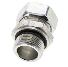 28L & M33x2 Zink plated Steel Straight Cutting Fitting with Male Threads 160 bar NBR ISO 8434-1