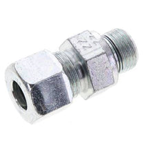 12S & M18x1.5 Zink plated Steel Straight Cutting Fitting with Male Threads 630 bar NBR ISO 8434-1 [2 Pieces]