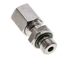 6L & M10x1 Stainless Steel Straight Cutting Fitting with Male Threads 315 bar FKM ISO 8434-1