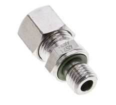 10L & M12x1.5 Stainless Steel Straight Cutting Fitting with Male Threads 315 bar FKM ISO 8434-1