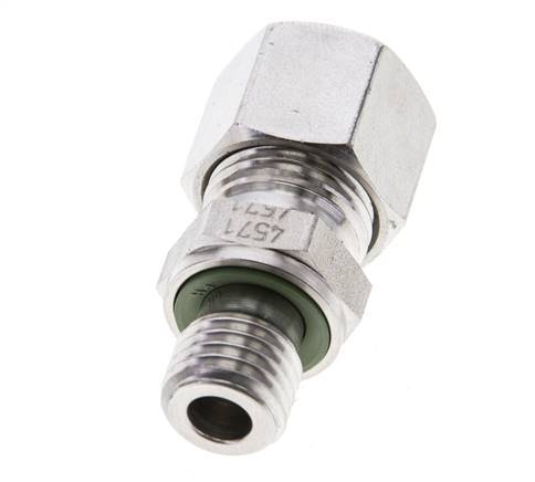 10L & M12x1.5 Stainless Steel Straight Cutting Fitting with Male Threads 315 bar FKM ISO 8434-1
