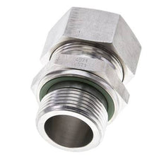 28L & M33x2 Stainless Steel Straight Cutting Fitting with Male Threads 160 bar FKM ISO 8434-1