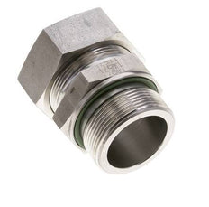 42L & M48x2 Stainless Steel Straight Cutting Fitting with Male Threads 160 bar FKM ISO 8434-1
