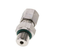 6S & M14x1.5 Stainless Steel Straight Cutting Fitting with Male Threads 630 bar FKM ISO 8434-1