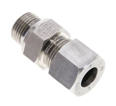12S & M18x1.5 Stainless Steel Straight Cutting Fitting with Male Threads 630 bar FKM ISO 8434-1