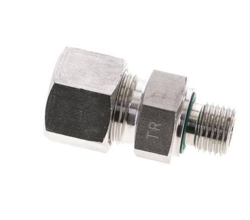 12S & M14x1.5 Stainless Steel Straight Cutting Fitting with Male Threads 630 bar FKM ISO 8434-1