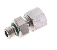 12S & M14x1.5 Stainless Steel Straight Cutting Fitting with Male Threads 630 bar FKM ISO 8434-1