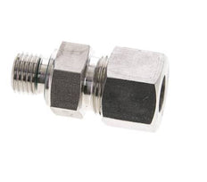 12S & M14x1.5 Stainless Steel Straight Cutting Fitting with Male Threads 630 bar FKM ISO 8434-1