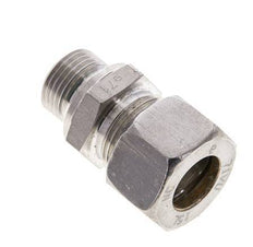 15L & M18x1.5 Stainless Steel Straight Compression Fitting with Male Threads 315 bar FKM ISO 8434-1