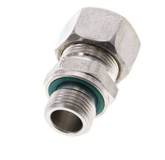 15L & M18x1.5 Stainless Steel Straight Compression Fitting with Male Threads 315 bar FKM ISO 8434-1