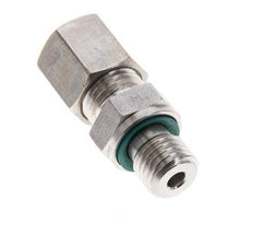 6S & M12x1.5 Stainless Steel Straight Compression Fitting with Male Threads 500 bar FKM ISO 8434-1