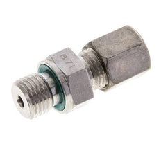 6S & M14x1.5 Stainless Steel Straight Compression Fitting with Male Threads 500 bar FKM ISO 8434-1