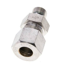 12S & M14x1.5 Stainless Steel Straight Compression Fitting with Male Threads 400 bar FKM ISO 8434-1