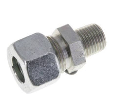 12L & R1/4'' Zink plated Steel Straight Cutting Fitting with Male Threads 315 bar ISO 8434-1