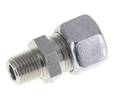 12L & R1/4'' Zink plated Steel Straight Cutting Fitting with Male Threads 315 bar ISO 8434-1