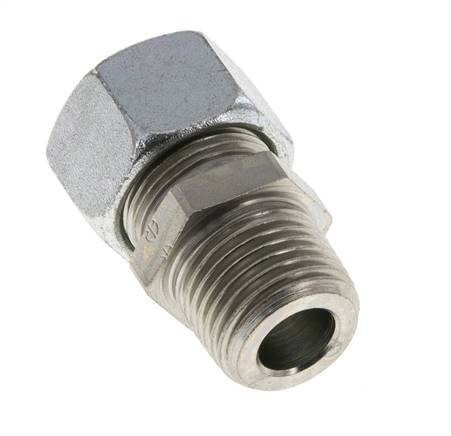 15L & R1/2'' Zink plated Steel Straight Cutting Fitting with Male Threads 315 bar ISO 8434-1