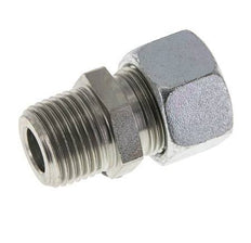 15L & R1/2'' Zink plated Steel Straight Cutting Fitting with Male Threads 315 bar ISO 8434-1