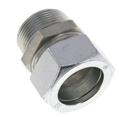 35L & R1-1/4'' Zink plated Steel Straight Cutting Fitting with Male Threads 160 bar ISO 8434-1