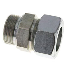 38S & R1-1/2'' Zink plated Steel Straight Cutting Fitting with Male Threads 315 bar ISO 8434-1