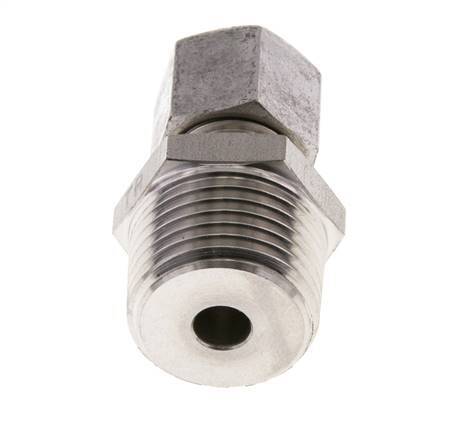 8L & R1/2'' Stainless Steel Straight Cutting Fitting with Male Threads 315 bar ISO 8434-1