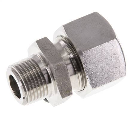 15L & R3/8'' Stainless Steel Straight Cutting Fitting with Male Threads 315 bar ISO 8434-1