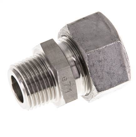 18L & R1/2'' Stainless Steel Straight Cutting Fitting with Male Threads 315 bar ISO 8434-1