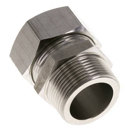 35L & R1-1/4'' Stainless Steel Straight Cutting Fitting with Male Threads 160 bar ISO 8434-1