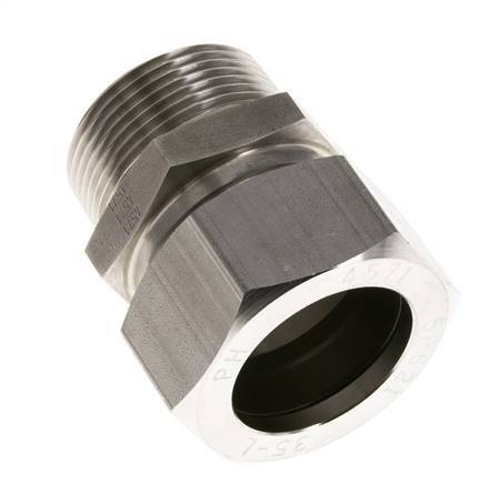 35L & R1-1/4'' Stainless Steel Straight Cutting Fitting with Male Threads 160 bar ISO 8434-1