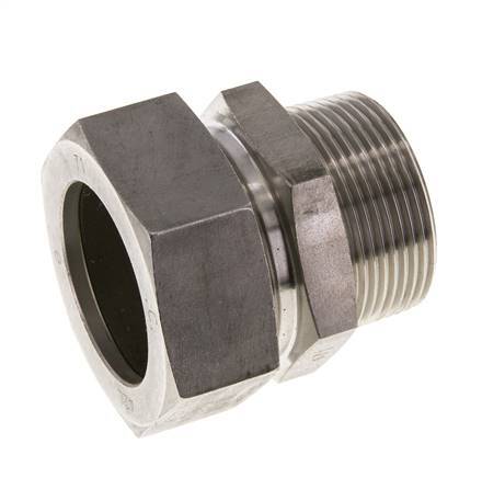 42L & R1-1/2'' Stainless Steel Straight Cutting Fitting with Male Threads 160 bar ISO 8434-1