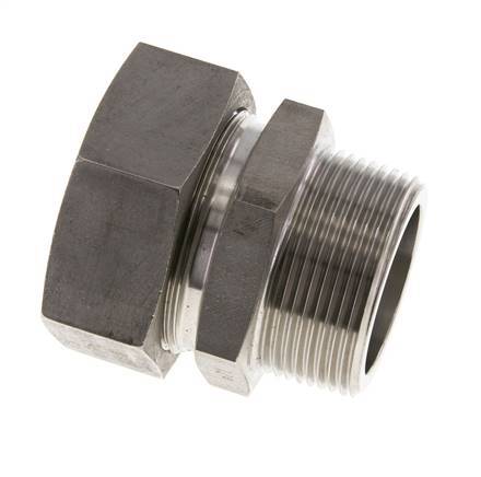 42L & R1-1/2'' Stainless Steel Straight Cutting Fitting with Male Threads 160 bar ISO 8434-1