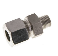 12L & R1/4'' Stainless Steel Straight Cutting Fitting with Male Threads 630 bar ISO 8434-1